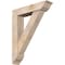 Ekena Millwork Traditional Traditional Smooth Bracket w/ Offset Brace, Douglas Fir, 7 1/2"W x 34"D x 42"H BKT0806X34X42TRA01SDF - alternate 1